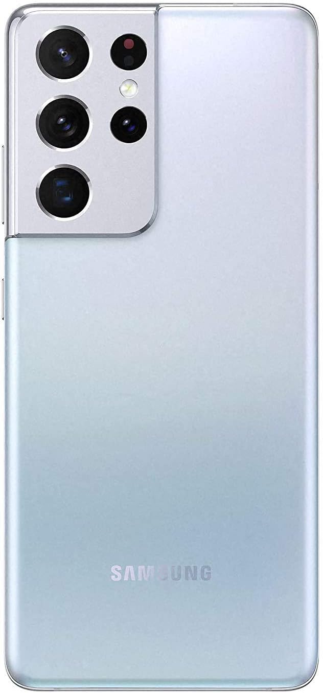 Samsung Galaxy S21 Ultra 5G G998B 256GB RAM 12GB International Version, Phantom Silver (Renewed)