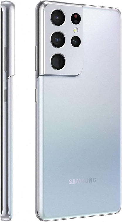 Samsung Galaxy S21 Ultra 5G G998B 256GB RAM 12GB International Version, Phantom Silver (Renewed)