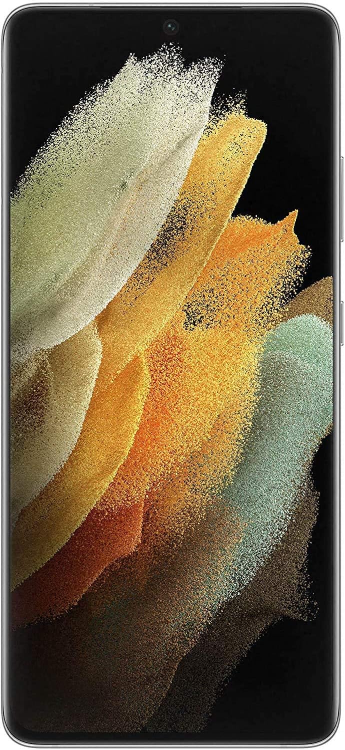 Samsung Galaxy S21 Ultra 5G G998B 256GB RAM 12GB International Version, Phantom Silver (Renewed)
