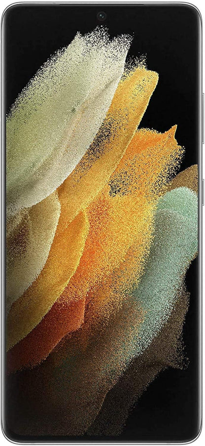 Samsung Galaxy S21 Ultra 5G G998B 256GB RAM 12GB International Version, Phantom Silver (Renewed)
