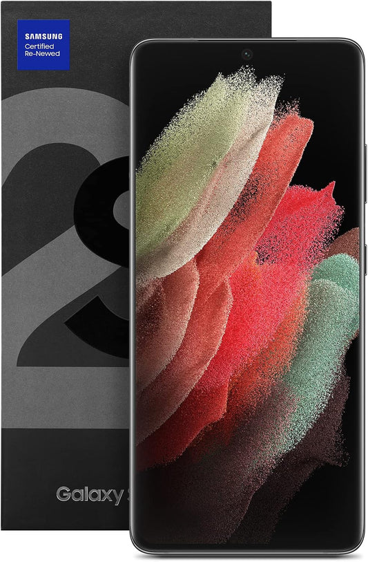 Samsung (Renewed) Galaxy S21 Ultra 5G SM-G998U 128GB 12GB RAM, Phantom Black